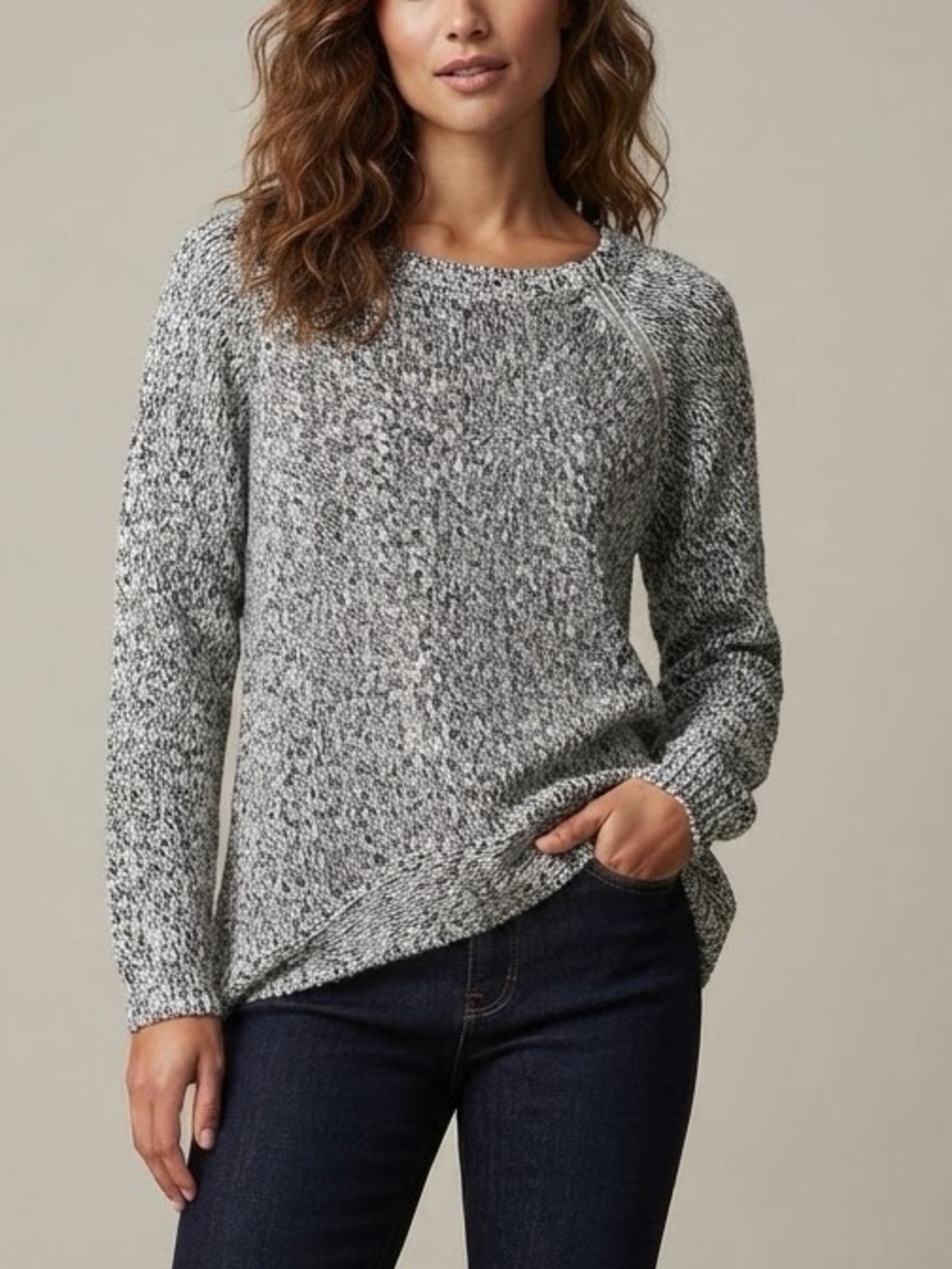 Vero Moda Sweater With Zipper Detail Size S